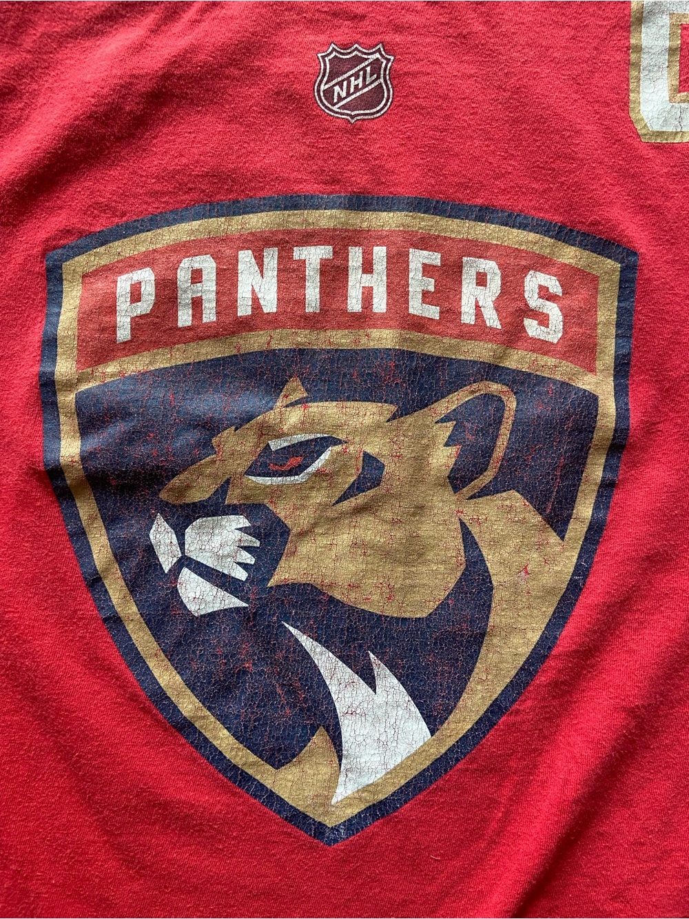 Fanatics NHL Florida Panthers Aleksander Barkov #16 Red T-Shirt Men's XXL C